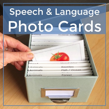 Preview of Photo Cards - Speech, Language, Vocabulary, ELL, Phonemic Awareness