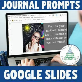 Preview of Photo Journal Prompts for Creative Writing | Personal Narratives | Task Cards