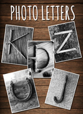 Photo Letters! Black & White