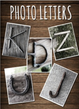 Preview of Photo Letters & Numbers Bundle