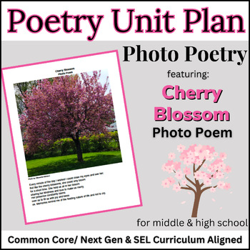 Preview of SEL Poetry Photo Poem Lesson & Writing Activity #3