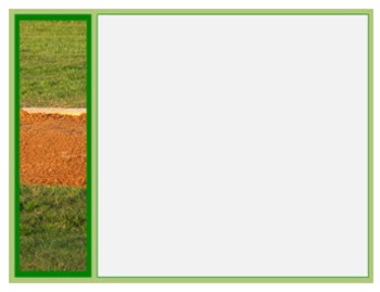 Preview of Digital Papers Set - Baseball Field With Green Accent Theme