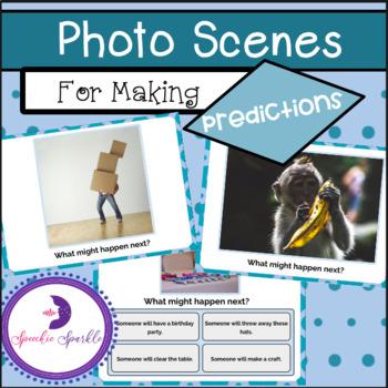 Preview of Photo Scenes For Making Predictions (PDF, GoogleSlides, PowerPoint)