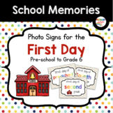 First Day of School Signs FREE