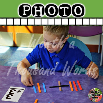 Preview of Photo: Student and Math Manipulative