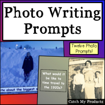 Preview of Photo Writing Prompts for Promethean Board