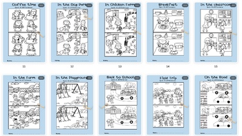 Preview of Photo hunt and coloring book (40games +answer keys)