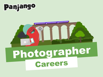 Preview of Photographer - Career Exploration PowerPoint and Worksheet