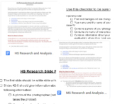 Photographer Research and Analysis Bundle