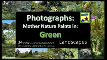 Preview of Photographs: LANDSCAPES  Mother Nature Paints in Green