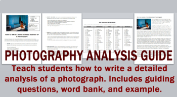 Preview of Photography Analysis Guide
