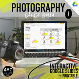 Photography Choice Board 1 | Interactive Google Slides | A