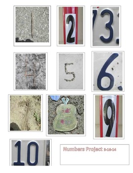 Preview of Photography Class Numbers Project for grades 9-12
