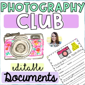 Preview of Photography Club Start-Up Document Pack
