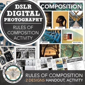 Preview of Digital Photography Composition Handout, Art Activity, Middle, High School Photo
