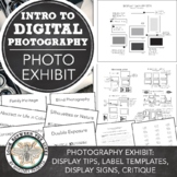 Photography Exhibit: Display Tips, Critique Activity, Stud