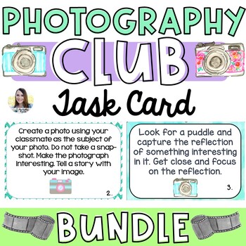 Preview of Photography Task Card Bundle