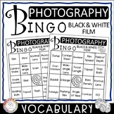 Photography BINGO | Black and White Film | Vocabulary Review Game