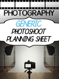Photography/Yearbook Photoshoot Planning Worksheet