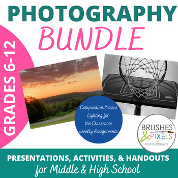 Preview of Photography for Middle & High School Bundle