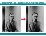 Photopea - 10 - Restore Old Photograph - Distance Learning