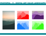 Photopea - 11 - Digital Art Value Landscapes - Distance Learning