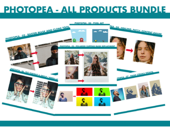 Preview of Photopea - All Products Bundle - Distance Learning