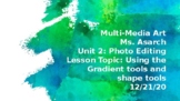 Photopea Lesson Plan - Gradient, shape, Open & Place tools