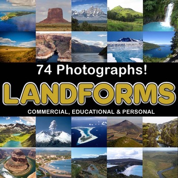 Preview of Photos Photographs LANDFORMS clip art