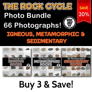 Preview of Photos Photographs ROCK CYCLE Bundle