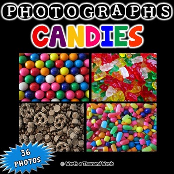 Preview of Candy Photos - Stock Photos for Sellers, Teachers, Digital Backgrounds (BUNDLE)