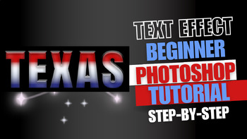 Preview of Photoshop 2024 Text Effect Gradient Assignment-Google Slides