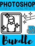 Photoshop BUNDLE: Video Tutorial, Presentation, PDF Instru