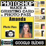 Photoshop CC Make a Card + Photo Name Badge Google Slides 