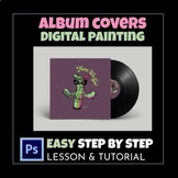 Photoshop Lesson on Music Album Cover Design, Graphic Art 