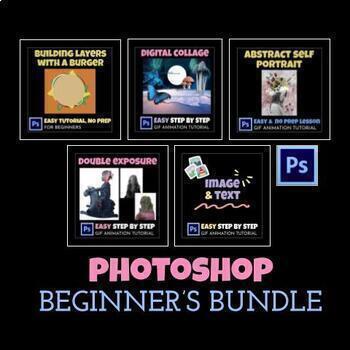 Preview of Photoshop Lessons for Beginners: Tutorials included, Graphic Arts Project