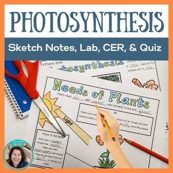 Preview of Photosynthesis Activities for Interactive Science Notebooks - Plant Lab Activity