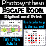 Photosynthesis Activity Escape Room (AP Biology Exam Revie