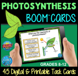 Photosynthesis Boom Cards - 45 Task Cards