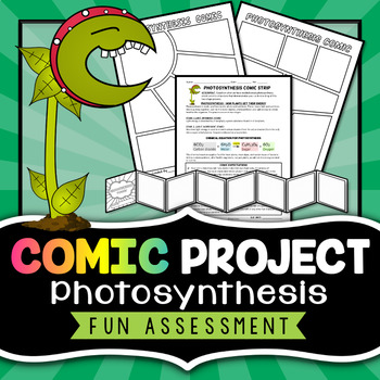 Preview of Photosynthesis Project - Comic Strip Activity - Fun Assessment