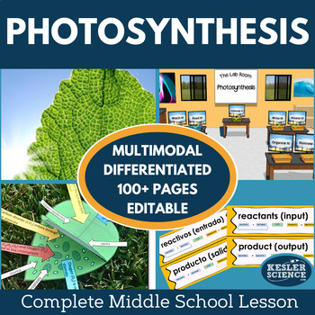 Preview of Photosynthesis Complete 5E Lesson Plan