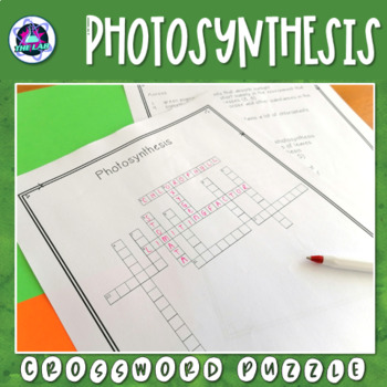 Photosynthesis Crossword Puzzle Worksheets Teaching Resources Tpt