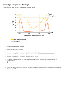 Photosynthesis Data Analysis Worksheet By Repping Bio Tpt