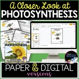 Photosynthesis Differentiated Reading Comprehension Passag