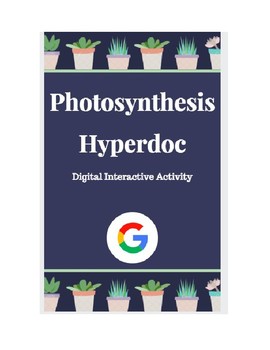 Preview of Distance Learning Photosynthesis Hyperdoc