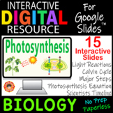 Photosynthesis ~Interactive Digital Resource for Google Slides~