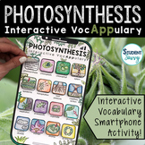 Photosynthesis Interactive VocAPPulary - Vocabulary App Activity