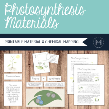Preview of Photosynthesis Materials - Passage, Nomenclature, Sequencing & Chemistry