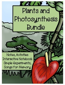 Preview of Photosynthesis, Plants Ultimate Science Notebook (Notes, Labs, Interactive Pgs)