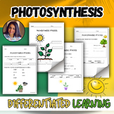 Photosynthesis Plants {Worksheets}